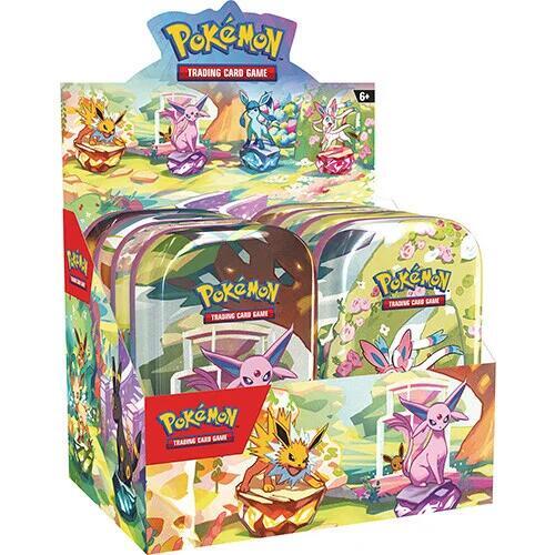 Pokemon: Scarlet and Violet - Prismatic Evolutions Mini Tin Display (PRE-ORDER)