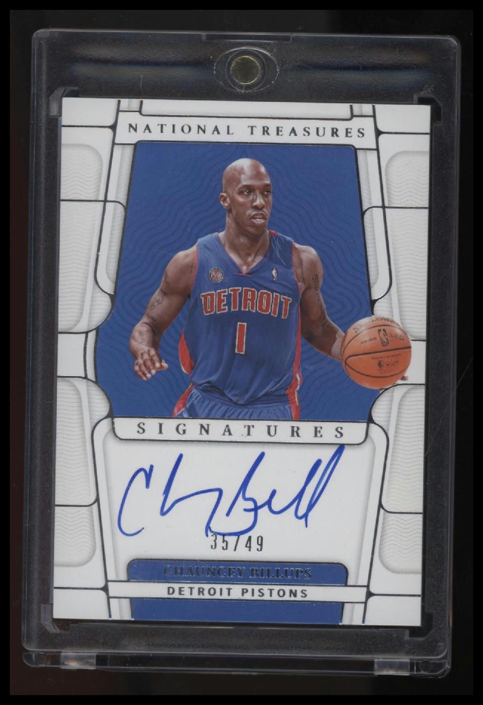 2021-22 Panini National Treasures Chauncey Billups Signatures #/49