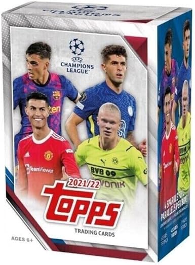 2021/22 Topps UEFA Champions League Collection Soccer 7-Pack Blaster Box (Sparkle Foil Parallels!)