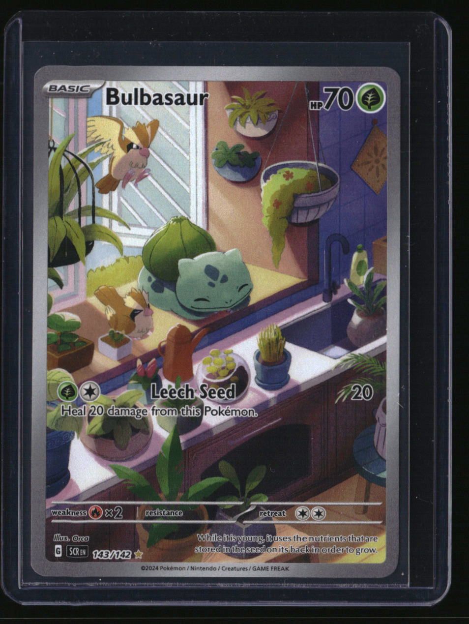 Stellar Crown Bulbasaur Art Rare #143/142 10001942