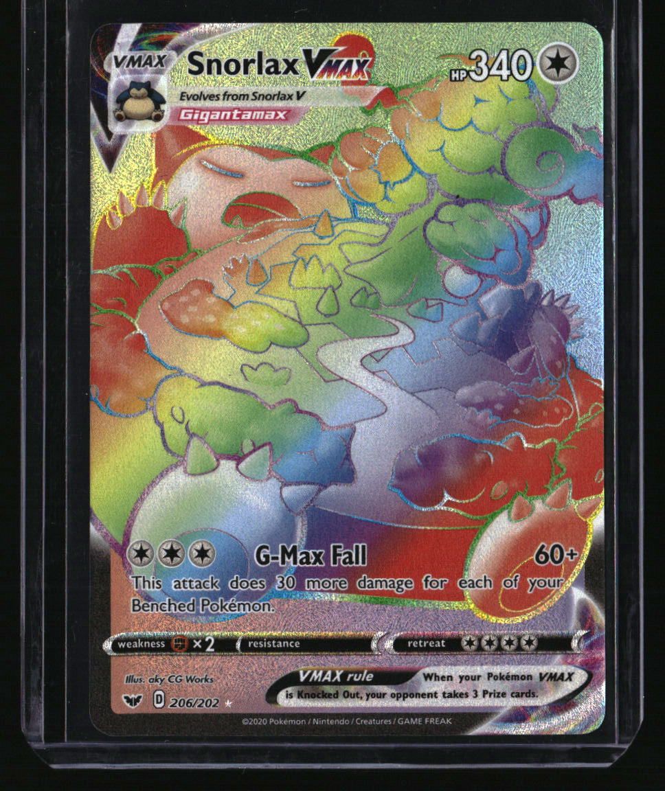 SWSH01: Sword &amp; Shield Base Set Snorlax VMAX (Secret) 10002162