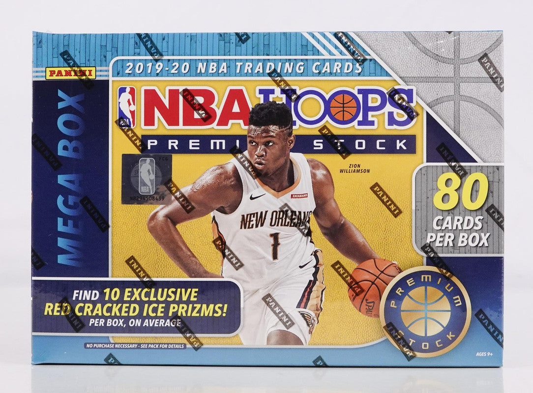 2019/20 Panini Hoops Premium Stock Basketball Mega Box (Red Prizms)