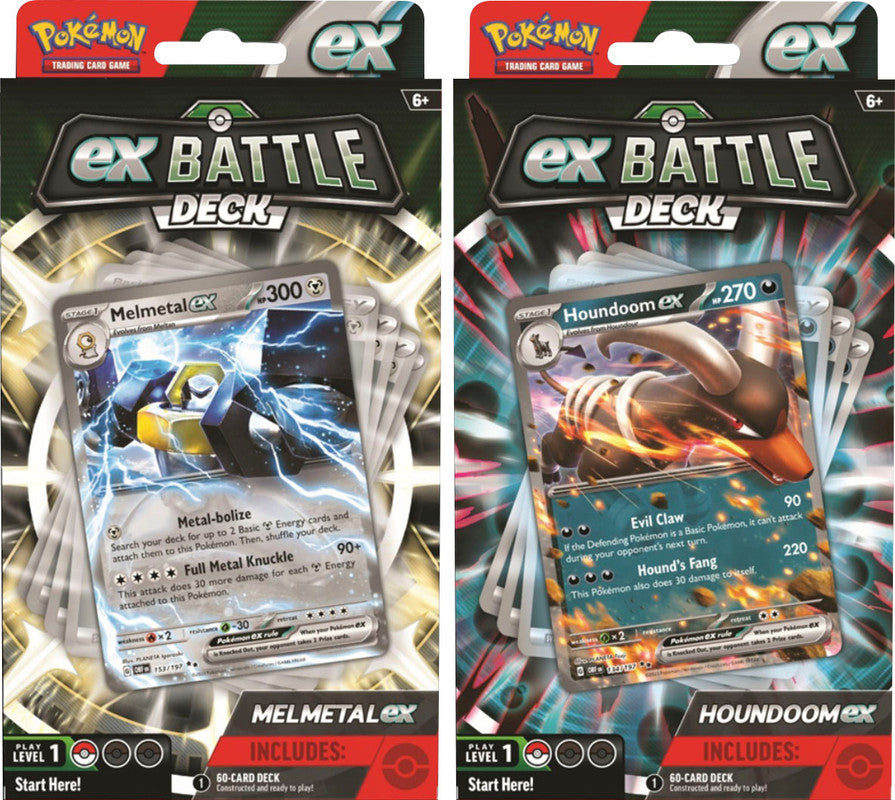 Pokemon Melmetal/Houndoom ex Battle Decks