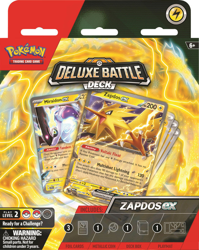 Pokemon Scarlet and Violet: Zapdos EX Deluxe Battle Deck