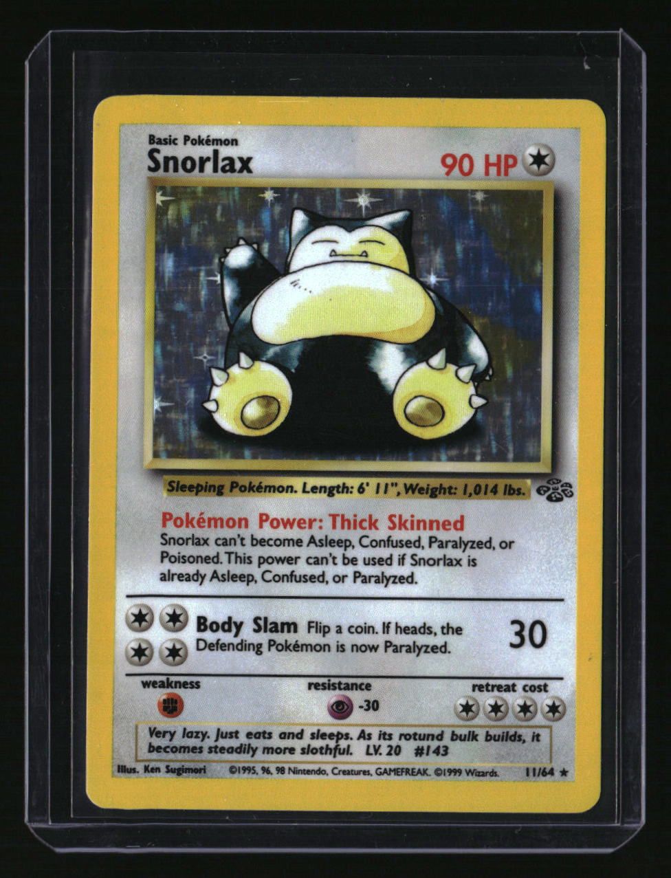 Jungle Snorlax (11) Holo LP