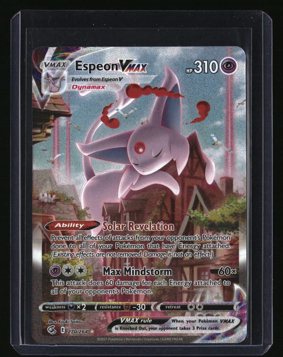 SWSH08: Fusion Strike Espeon VMAX (Alternate Art Secret) 10002100