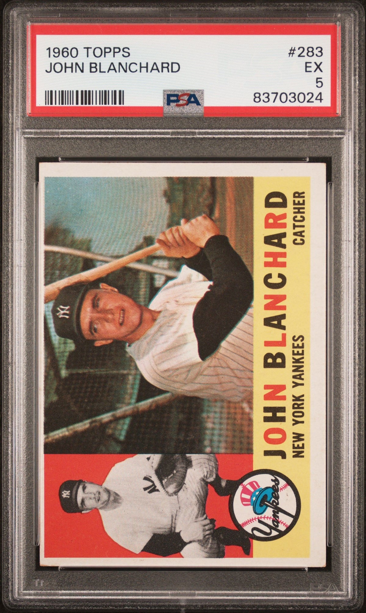 1960 Topps John Blanchard PSA 5