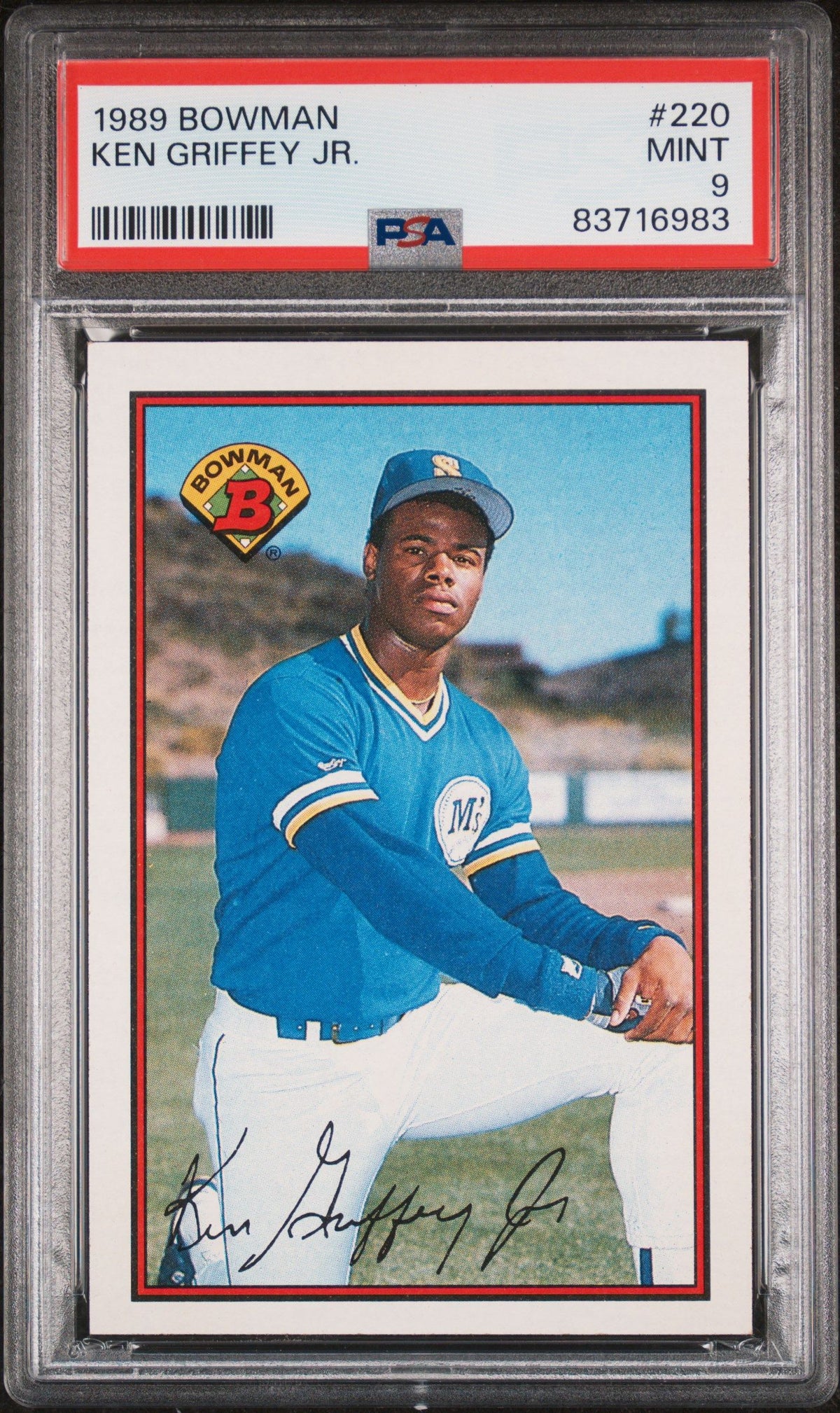 1989 Bowman #220 Ken Griffey Jr. PSA 9