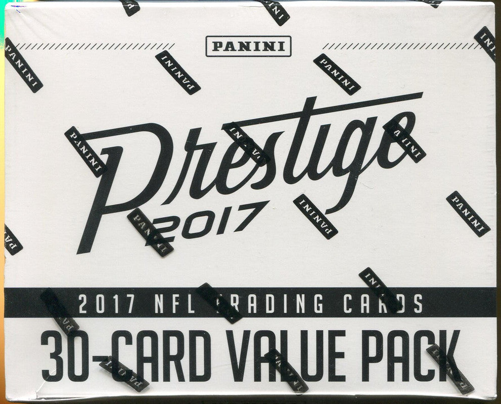 2017 Panini Prestige Football Jumbo Value 12-Pack Box