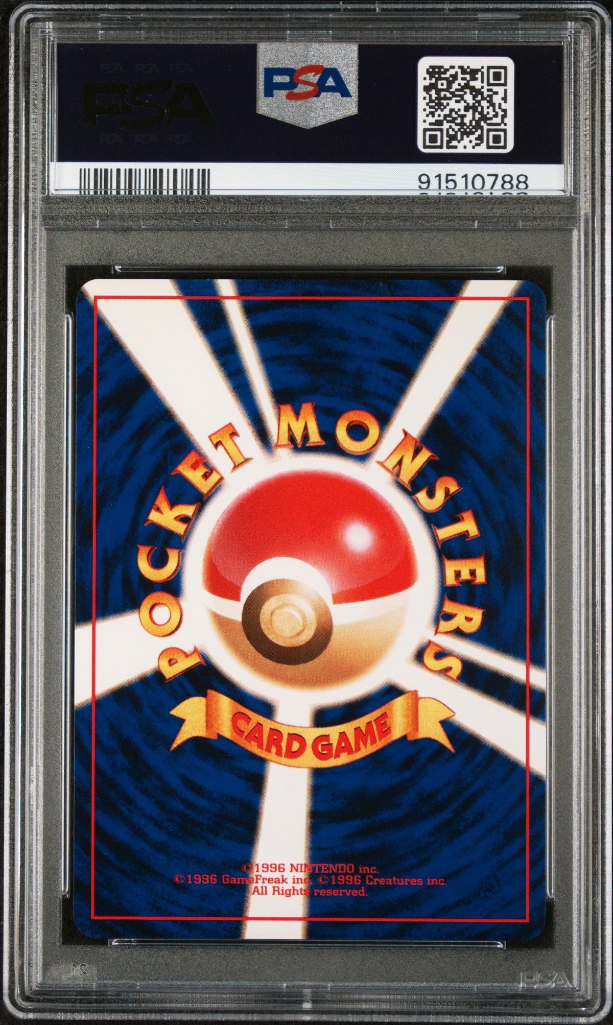 1999 Pokemon Japanese Gym 2 Rocket&#39;S Zapdos-Holo PSA 9