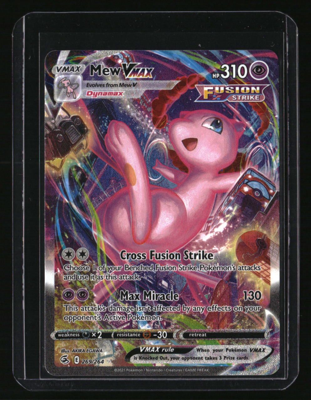 SWSH08: Fusion Strike Mew VMAX (Alternate Art Secret)