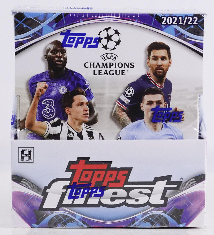 2021/22 Topps Finest UEFA Champions League Soccer Hobby Box