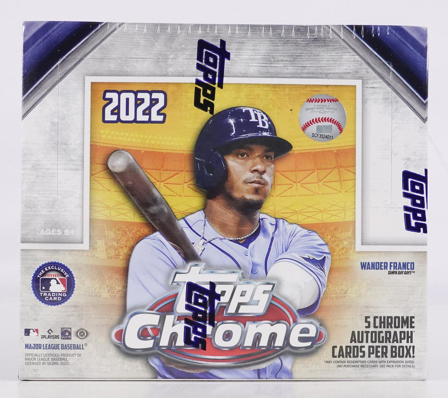 2022 Topps Chrome Baseball Hobby Jumbo Box