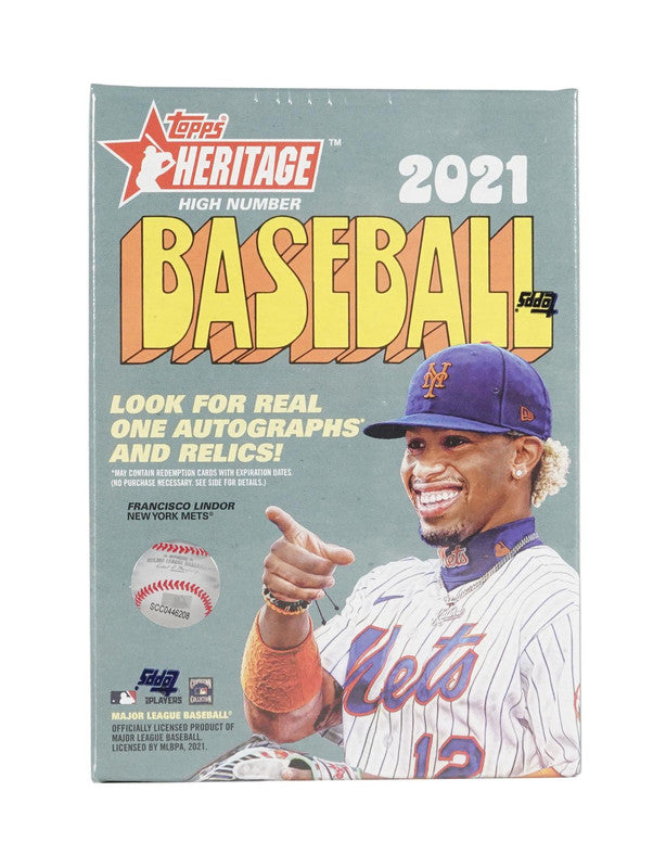 2021 Topps Heritage High Number Baseball Blaster Box