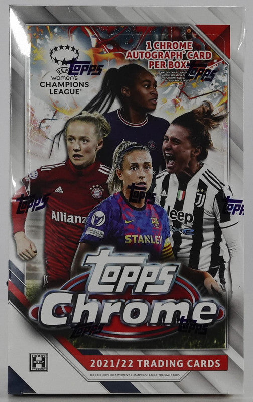 2021/22 Topps Chrome UEFA Women&amp;#x27;s Champions League Soccer Hobby Box