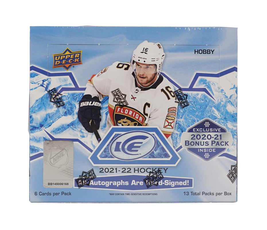 2021/22 Upper Deck Ice Hockey Hobby Box