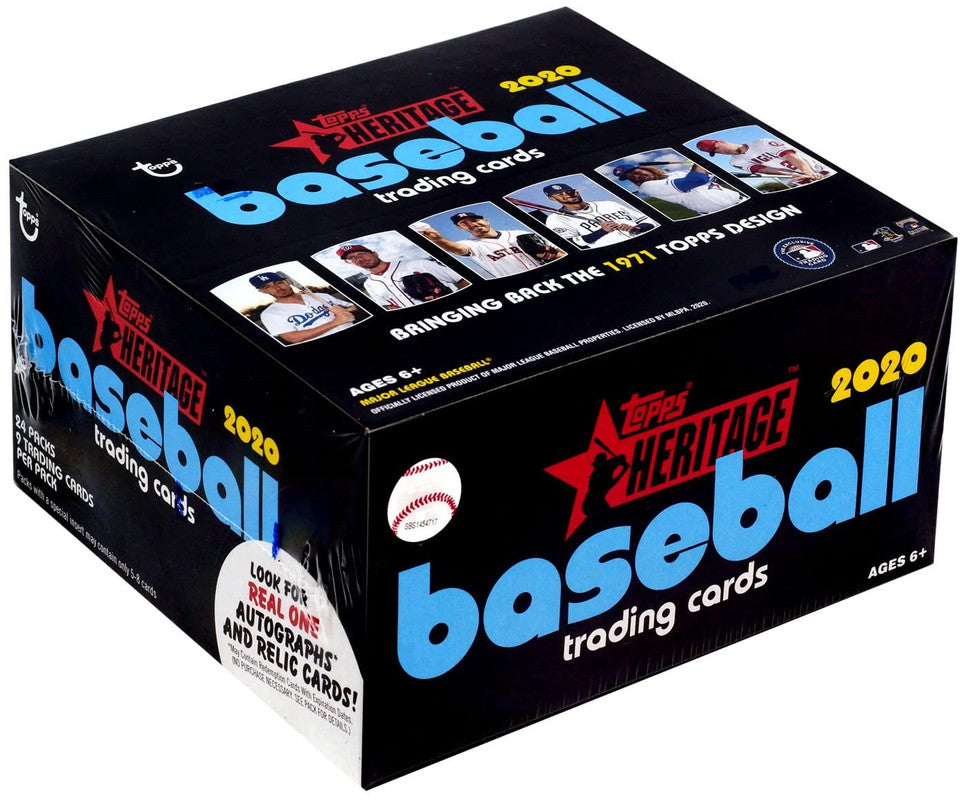 2020 Topps Heritage Baseball Retail Box