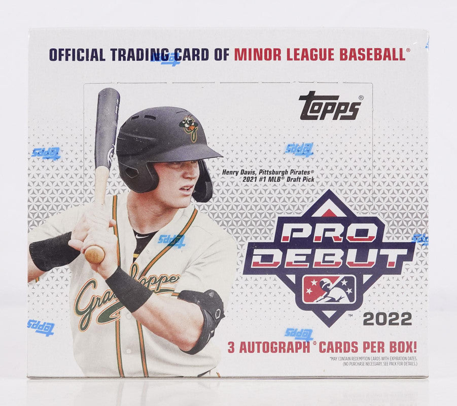 2022 Topps Pro Debut Baseball Hobby Jumbo Box