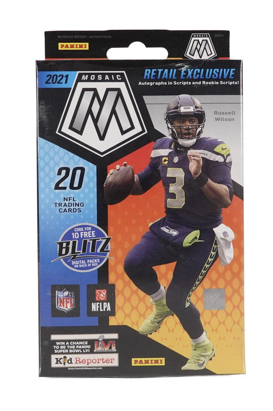 2021 Panini Mosaic Football Hanger Box (Orange Parallels!)