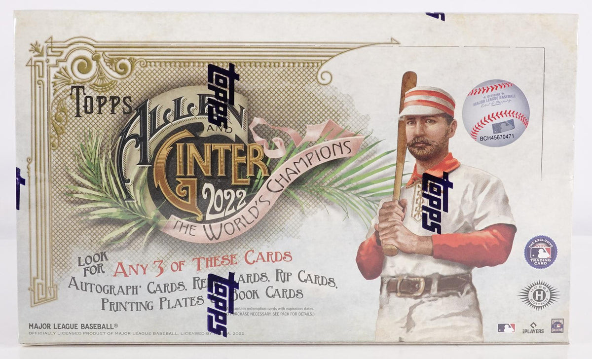 2022 Topps Allen &amp;amp; Ginter Baseball Hobby Box