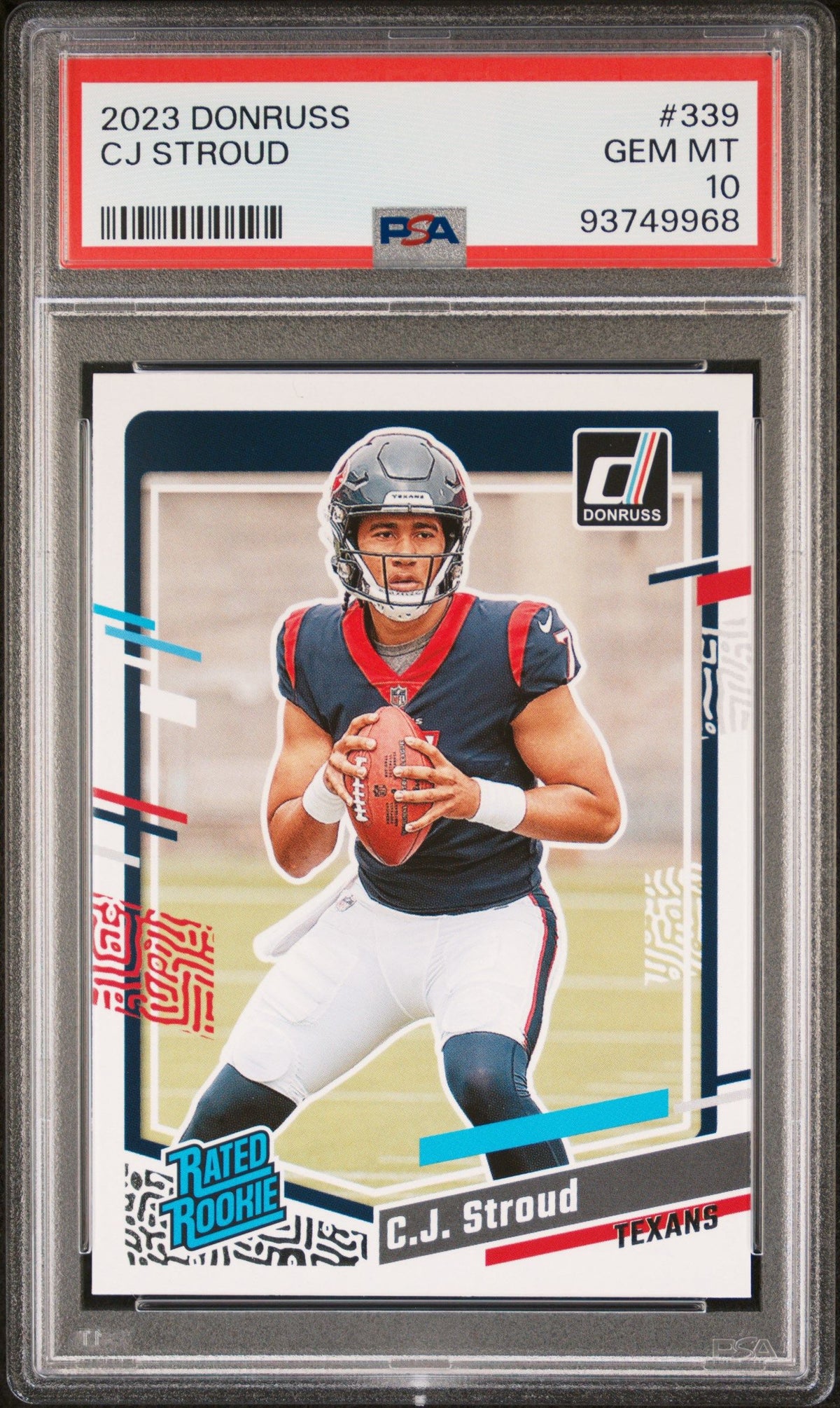 2023 Panini Donruss #339 Cj Stroud PSA 10