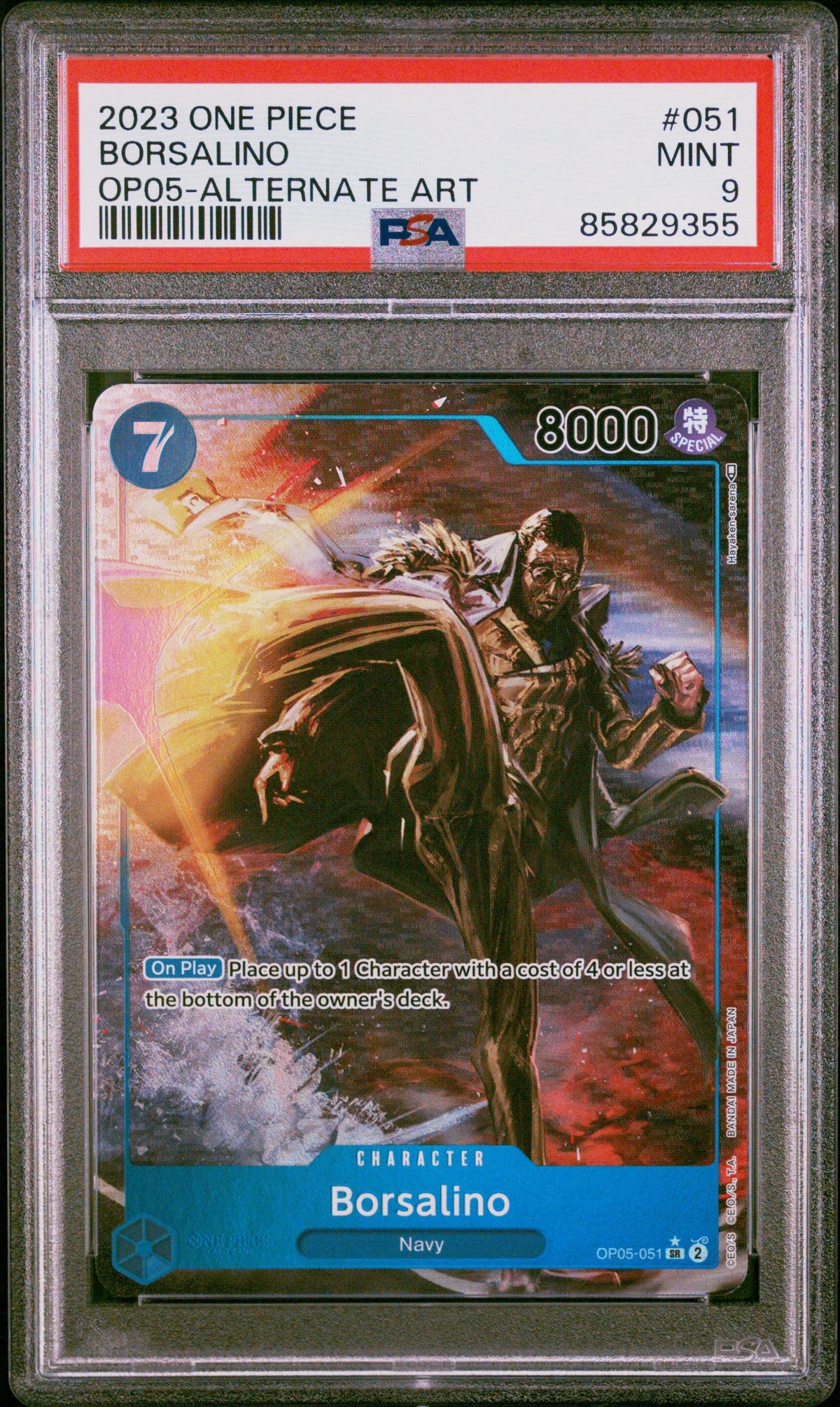 2023 One Piece Awakening Of The New Era Borsalino Alt Art PSA 9 85829355