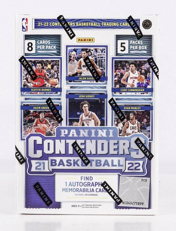 2021/22 Panini Contenders Basketball 5-Pack Blaster Box