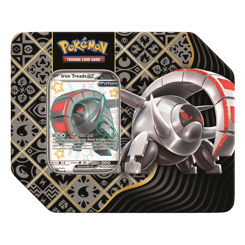 Pokemon Scarlet and Violet: Paldean Fates Tin (Iron Treads Ex)