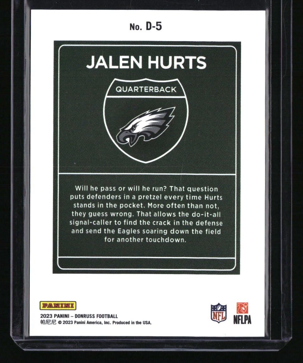 2023 Donruss Jalen Hurts Downtown!