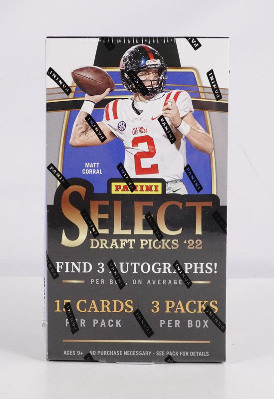 2022 Panini Select Draft Picks Football Hobby Box