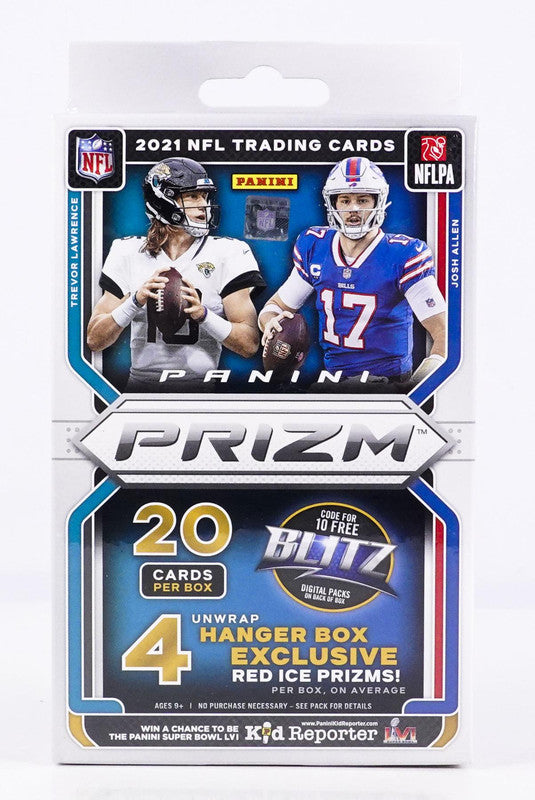 2021 Panini Prizm Football Hanger Box (Red Ice Prizms!)