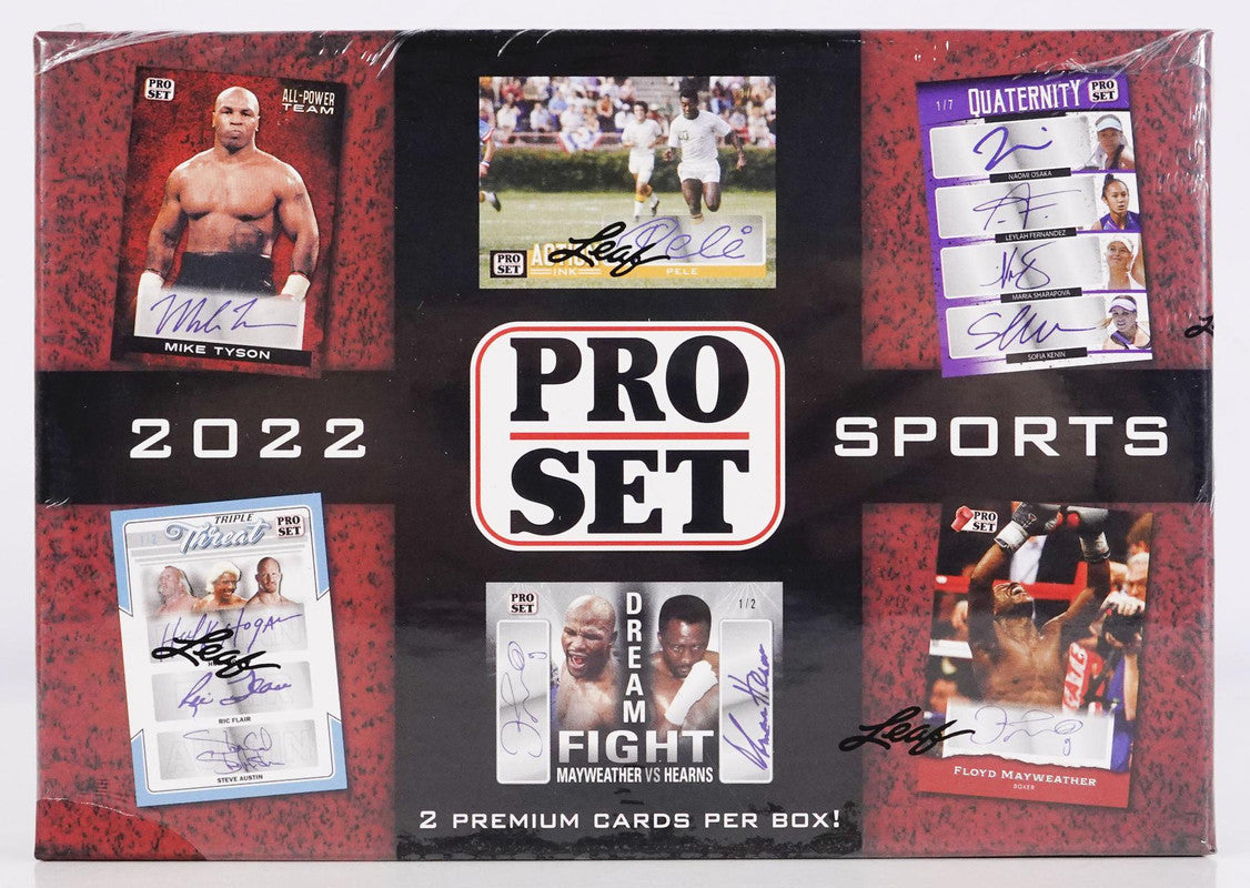 2022 Leaf Pro Set Sports Hobby Box