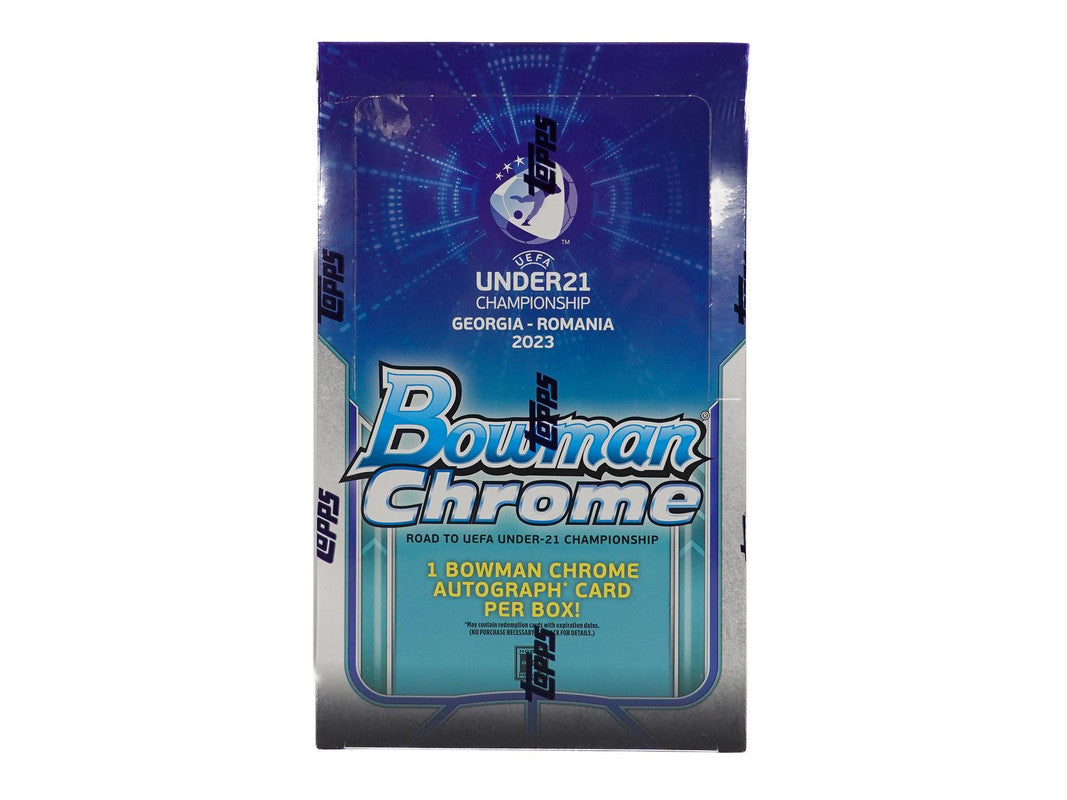 2022 Bowman Chrome Road to UEFA Under 21 European Championship Soccer Hobby Box (SALE)