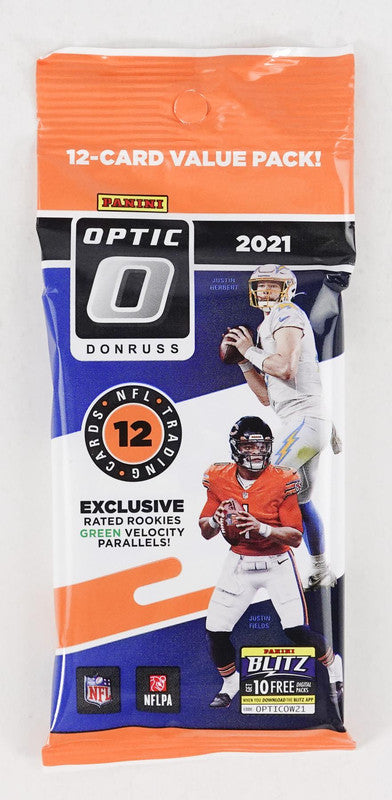 2021 Panini Donruss Optic Football Jumbo Value Pack (Green Velocity Parallels!)