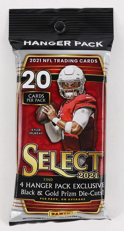 2021 Panini Select Football Hanger Pack (Black &amp;amp; Gold)