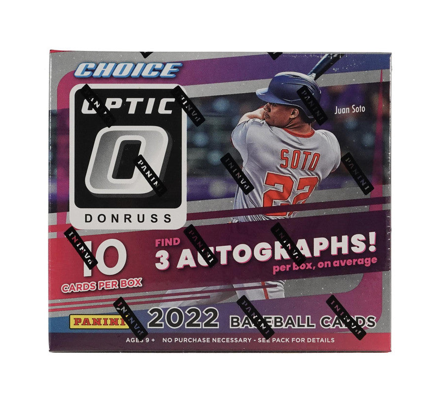 2022 Panini Donruss Optic Choice Baseball Hobby Box