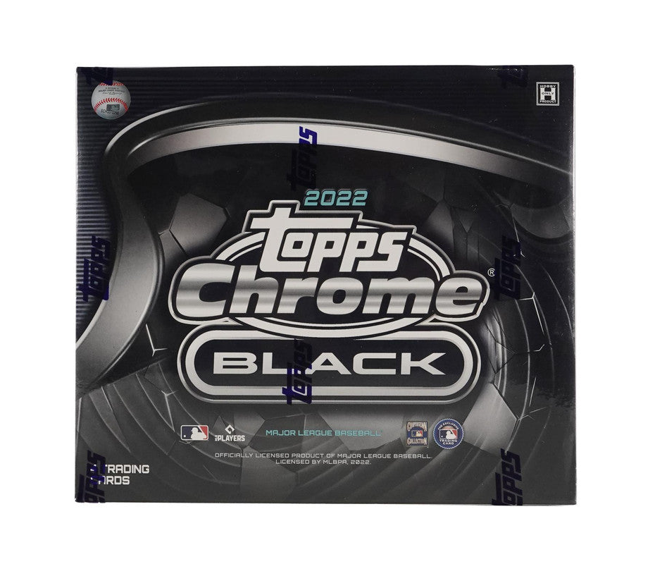 2022 Topps Chrome Black Baseball Hobby Box