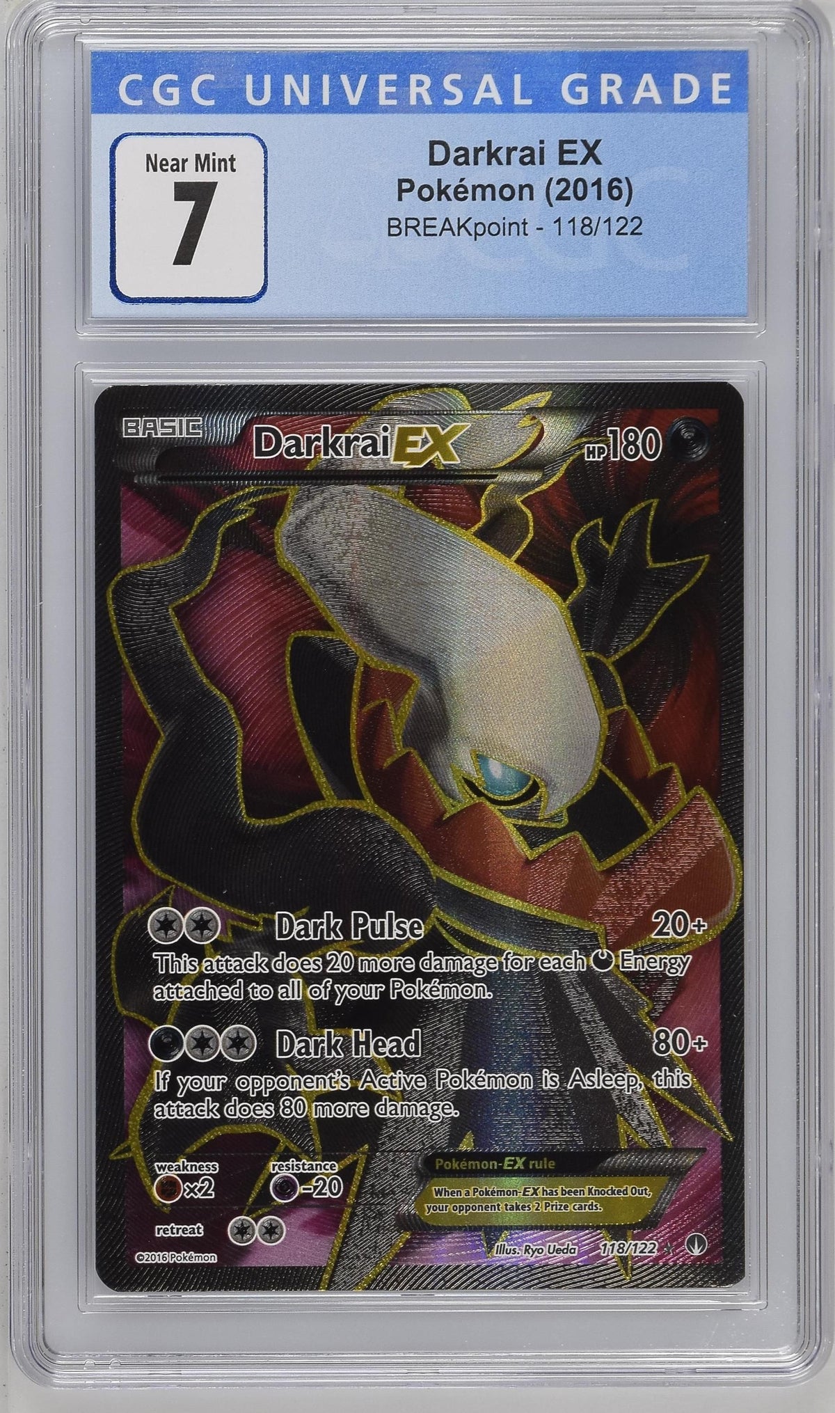 2016 BREAKpoint Darkrai EX CGC 7