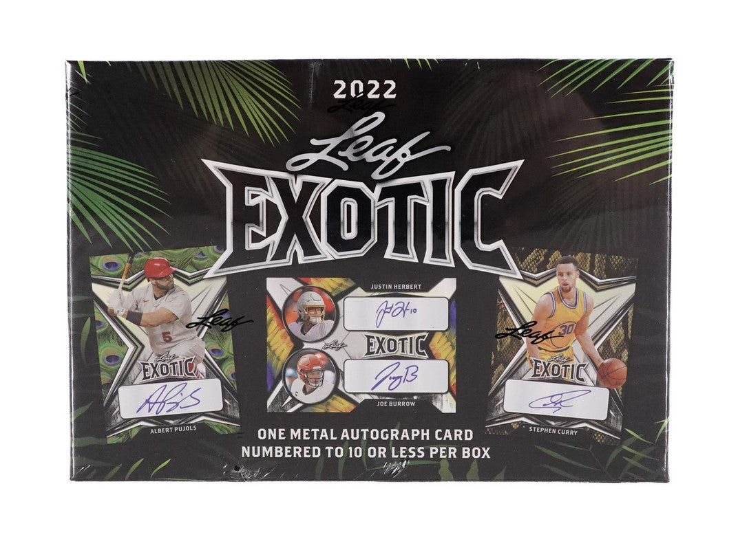 2022 Leaf Exotic Multi-Sport Edition Box