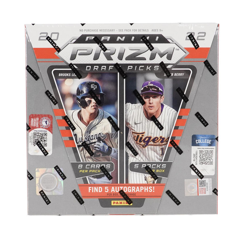 2022 Panini Prizm Draft Picks Baseball Hobby Box