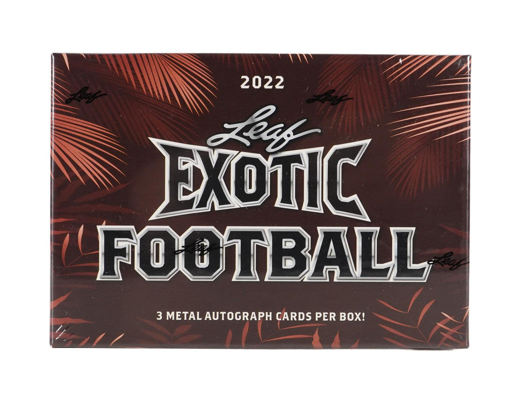 2022 Leaf Exotic Football Hobby Box