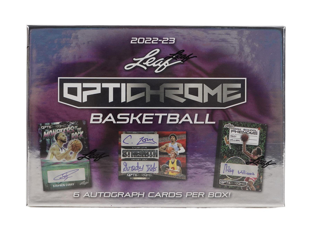 2022/23 Leaf Optichrome Basketball Hobby Box