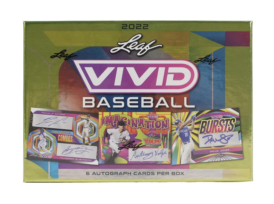 2022 Leaf Vivid Baseball Hobby Box