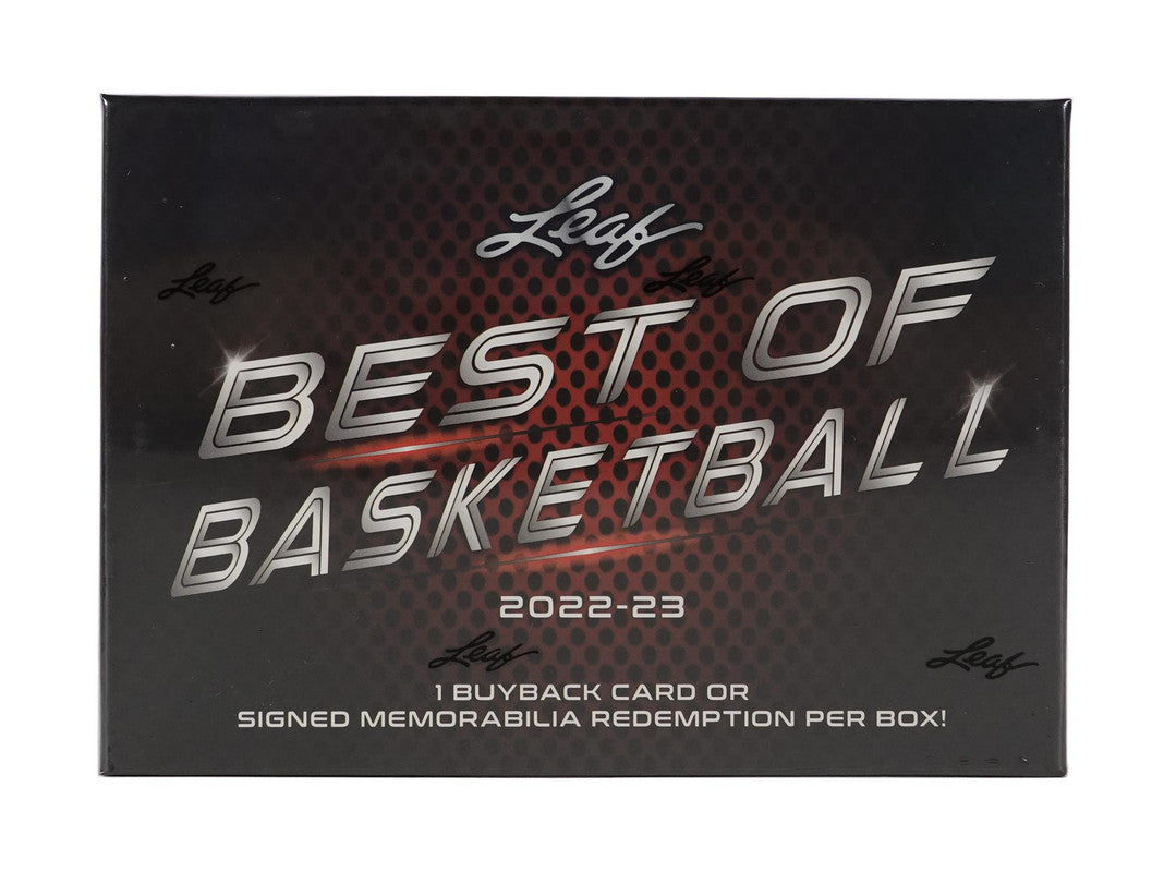 2022/23 Leaf Best Of Basketball Hobby Box