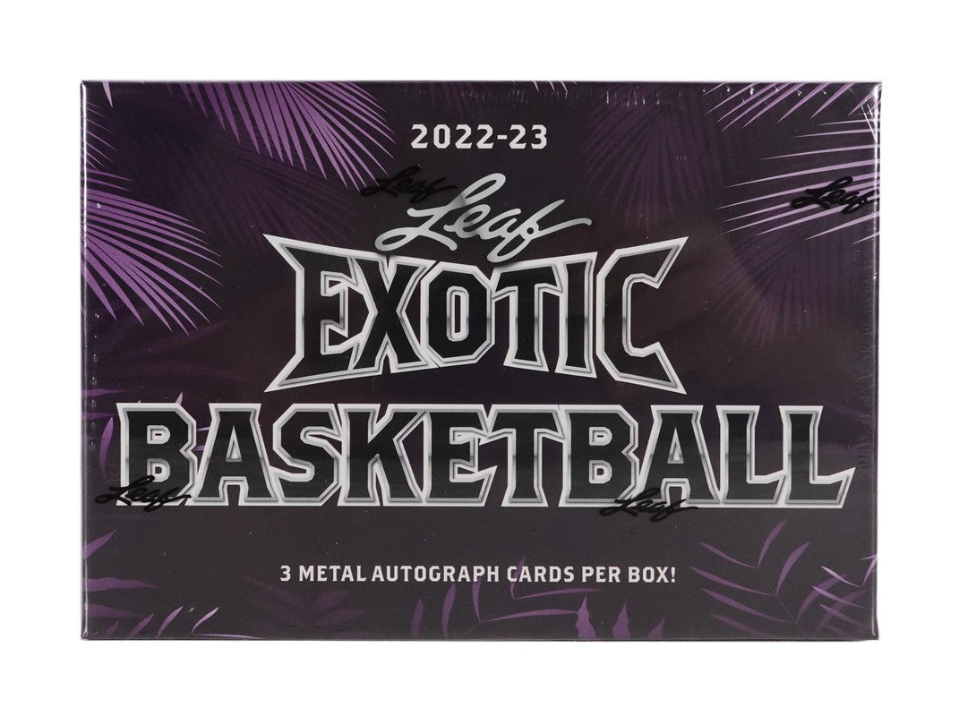 2022/23 Leaf Exotic Basketball Hobby Box