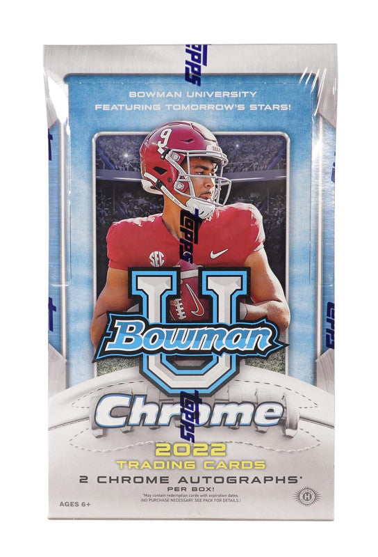 2022 Bowman Chrome University Football Hobby Box