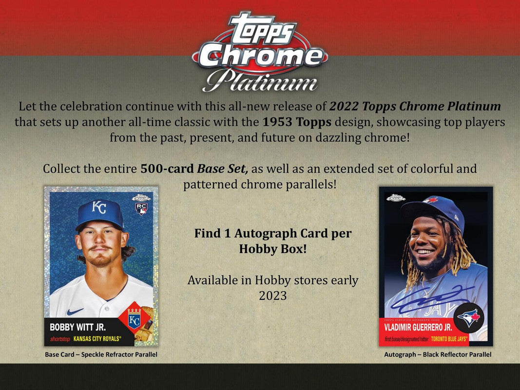 2022 Topps Chrome Platinum Anniversary Baseball Hobby Box