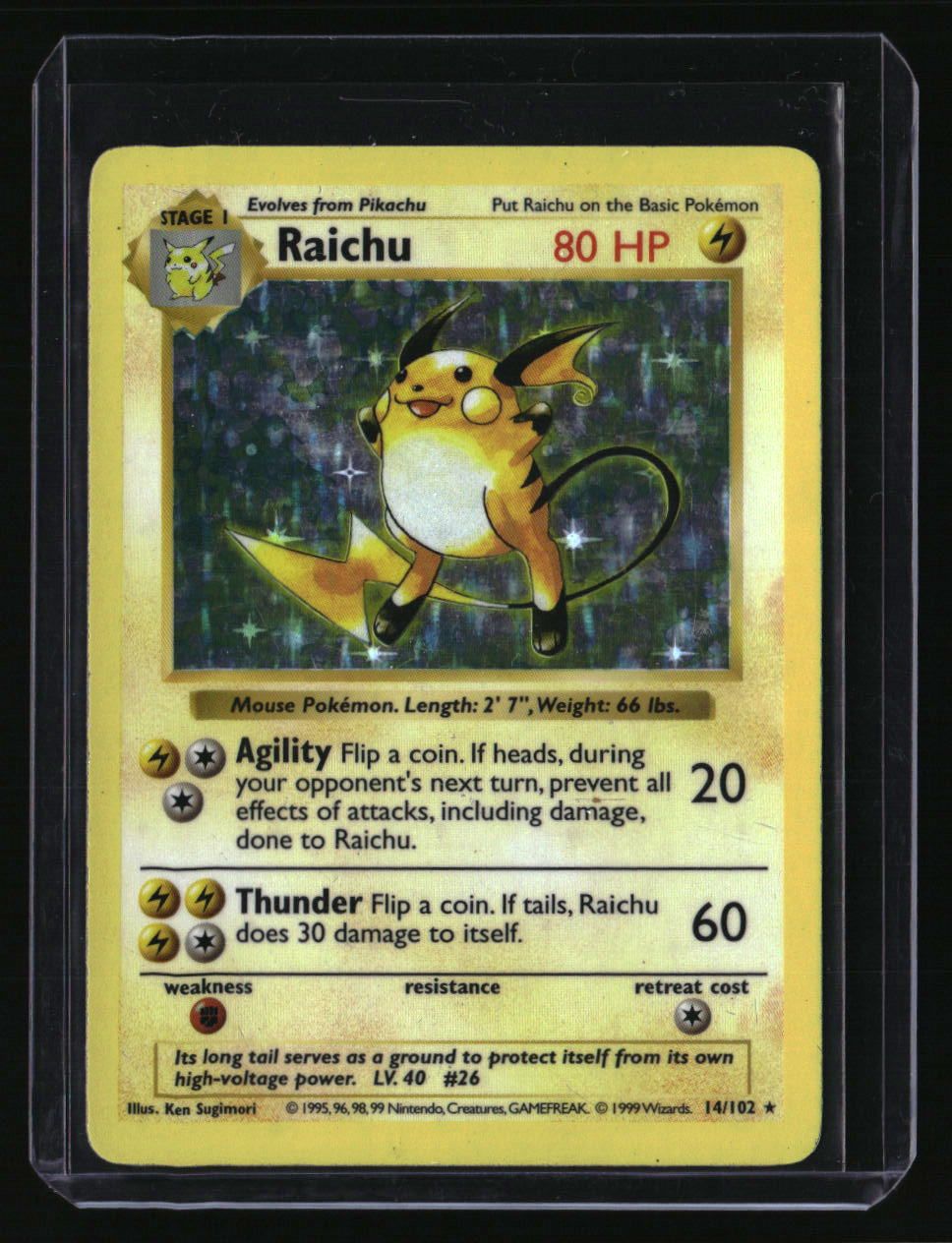 Base Set (Shadowless) Raichu