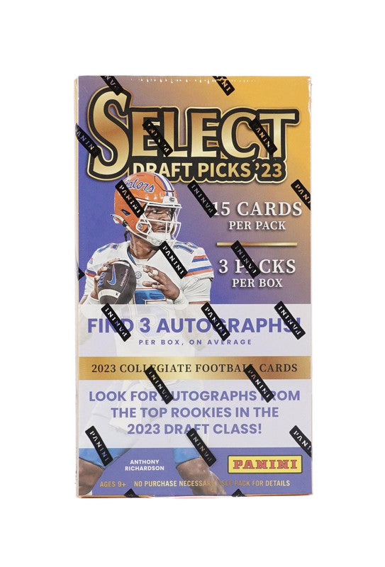 2023 Panini Select Draft Picks Collegiate Football Hobby Box