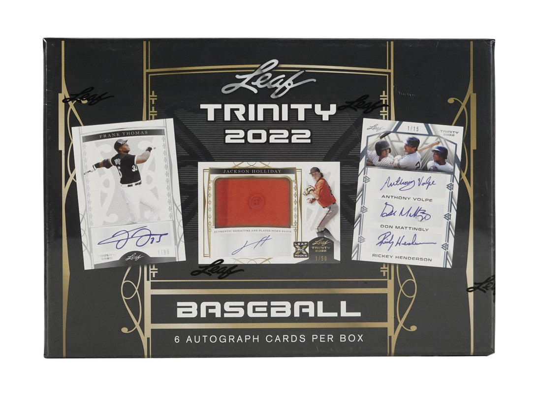 2022 Leaf Trinity Baseball Hobby Box